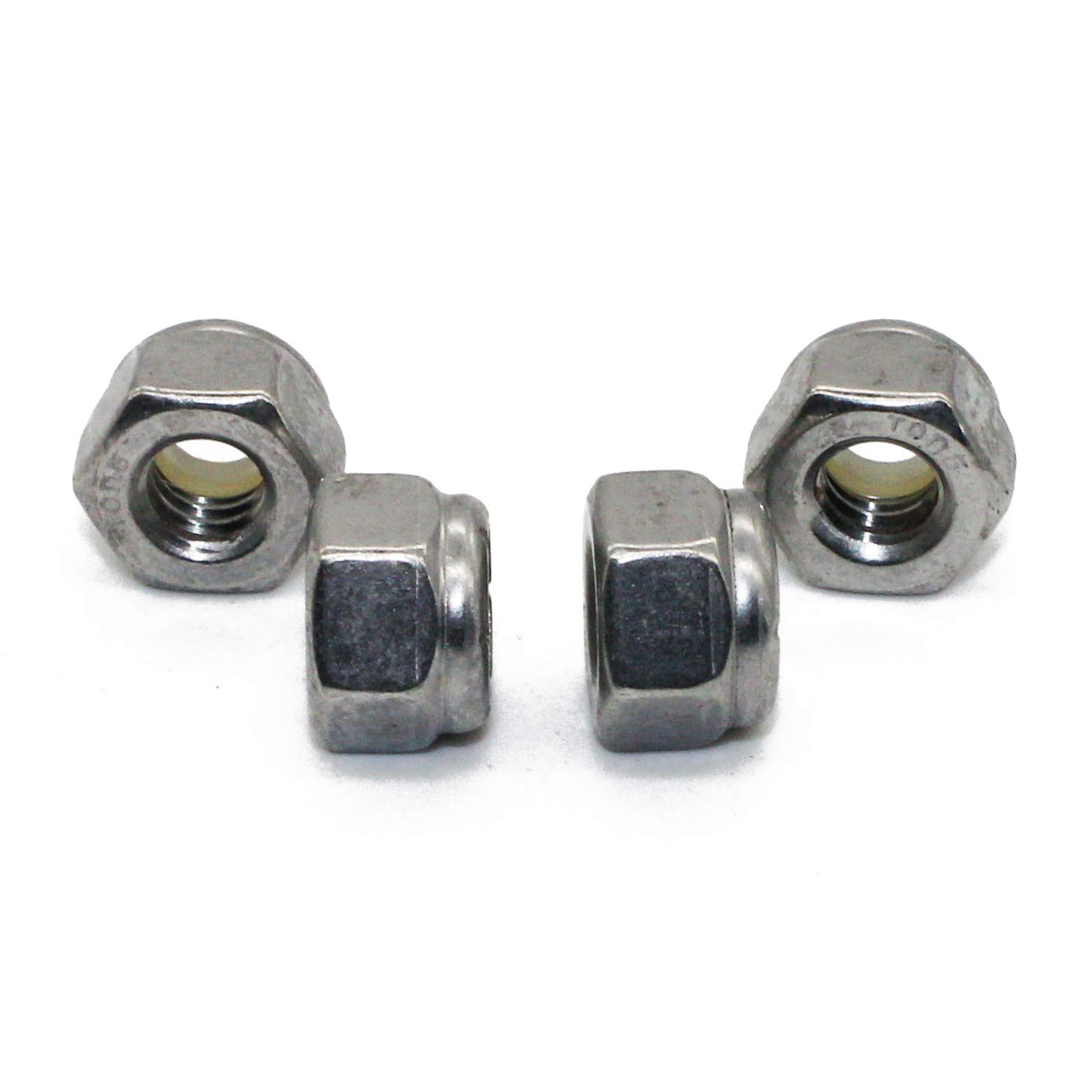 Picture of Marine Fasteners RP-1332 Lock Nut 10-24 Stainless Steel 100-Pack