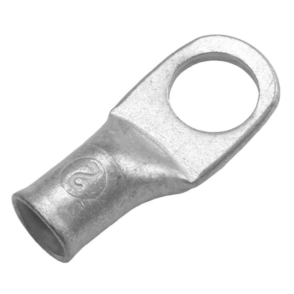 Picture of Pacer Performance TAE8-38R-2 Tinned Closed-End Battery Lug 8 AWG 3/8" Stud 2-Pack