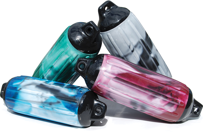 Picture of Taylor Made 2020108304 Storm Gard Inflatable Vinyl Boat Fender 6.5" x 22" Onyx Black