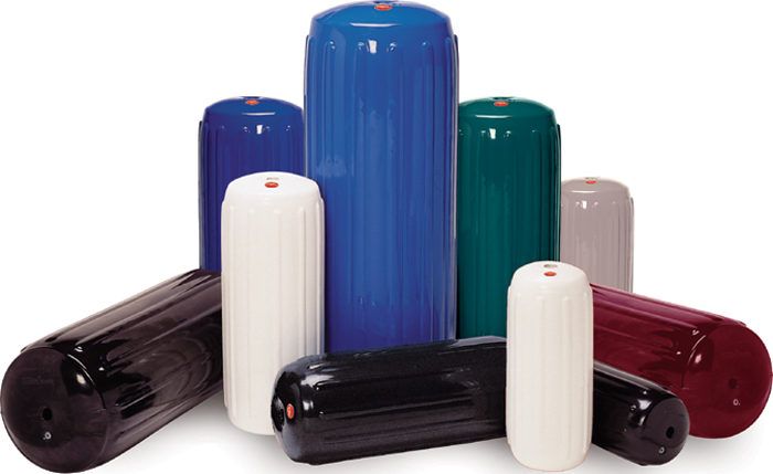 TAYLOR 2020108198 Vinyl Contour Boat Fender Blue Large