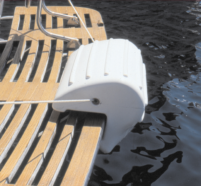 Picture of TAYLOR 2020108241 Square Low Freeboard Boat Fender Metallic Red 5" x 14"