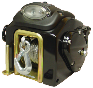 Picture of Powerwinch 21500-W-1400-6-Z-R Utility Series Manual Winch 1400lb 6" Crank Zinc
