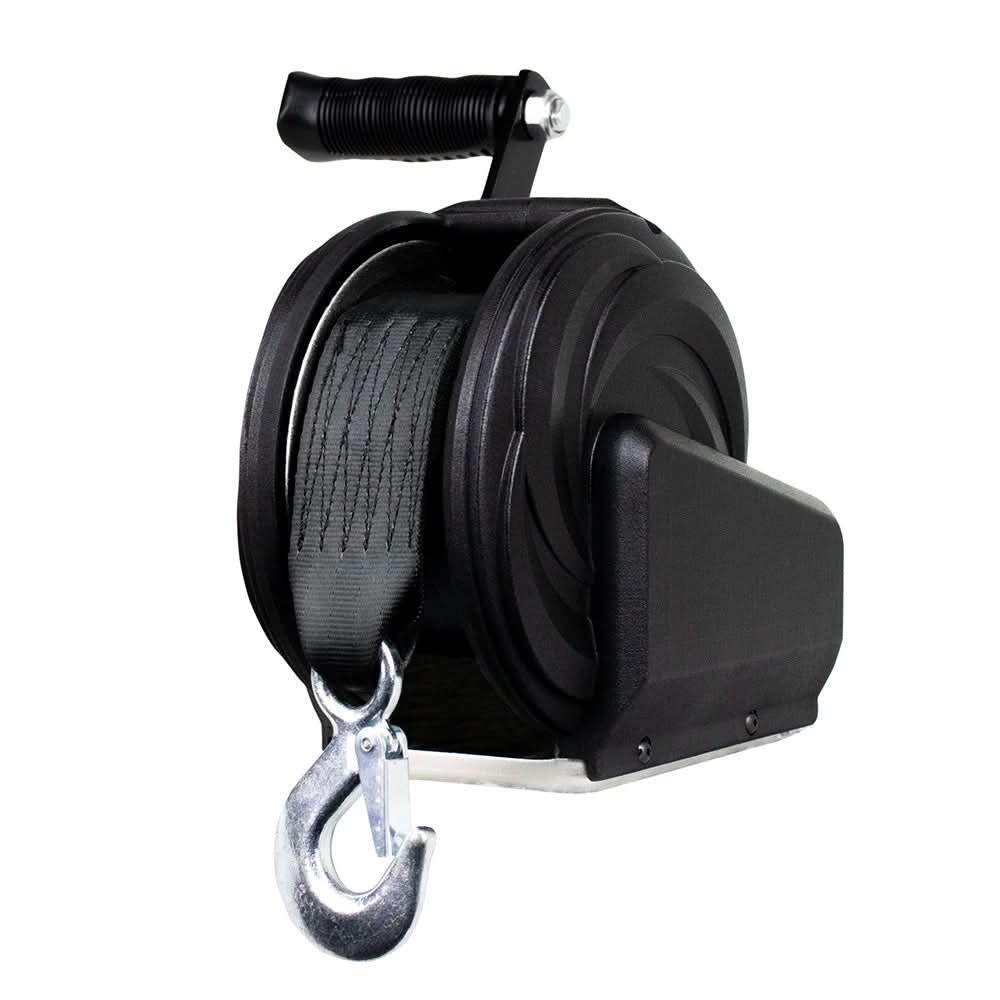 Picture of CSI 21500-W-3200-11-Z-R Powerwinch Utility Series Manual Winch 3200 lb 2-Speed 11" Crank Arm Zinc