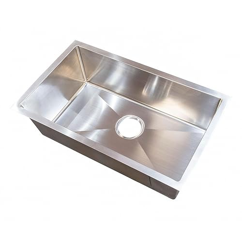 Picture of Lippert Components 209629 Single Bowl Drop-In RV Kitchen Sink 15x13x5 White