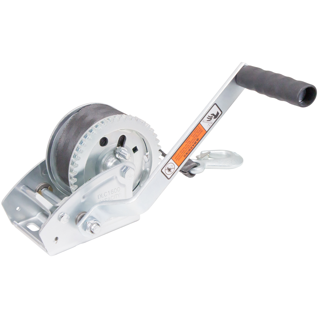 Picture of Load Rite 6089.20 Single-Speed Trailer Winch 1100 lb Capacity 20 ft Strap 7 in Handle