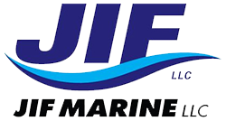 Picture of Jif Marine EQB4-9-117 Over Platform Telescoping Boat Ladder 4-Step Stainless Steel