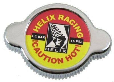 Picture of Helix Racing Products 212-1112 Radiator Cap 1.1 Bar 16 PSI Black Aluminum
