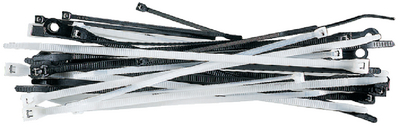 Picture of Ancor 199284 Self-Cutting Cable Ties 14" UV Black 50lb Tensile Strength 20-Pack