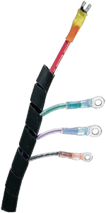 Picture of Ancor 453501 1/2" Black Split Loom Tubing - 10 Foot