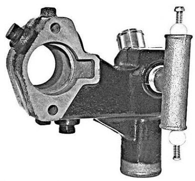 Picture of Quicksilver 55131A5 MerCruiser Thermostat Housing Assembly Closed Cooling