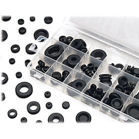 Performance Tool W5214 Wilmar Corp. /  125 PC RUBBER GROMMET HARDWARE KIT