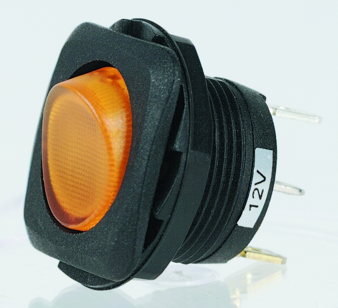 Hella H61925001 Switch Rocker SPST INC Amber