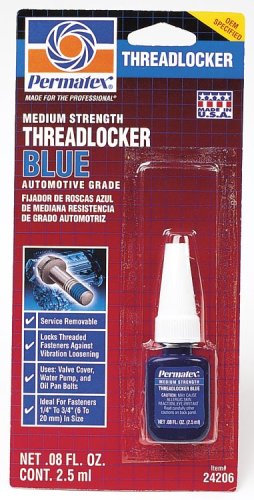 Permatex 24206   0.08 Oz. Blue Medium Strength Threadlocker