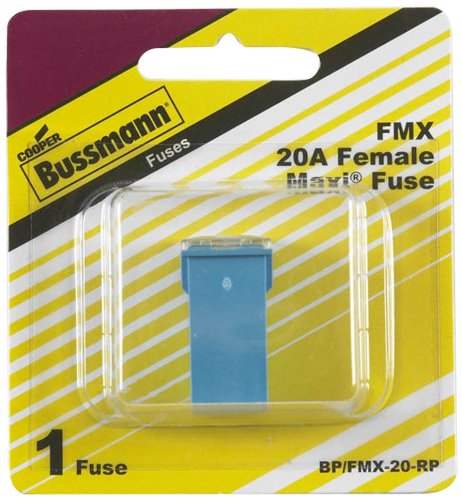 Bussmann BP/FMX20RP Female Maxi Fuse 20 Amp Blue FMX Series