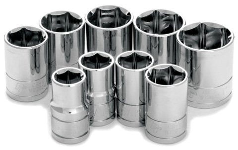 Performance Tool W32002 9PC 1/2" DR SAE SOCKET SET