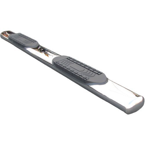 TrailFX A8201S 6 Inch Oval Nerf Bar Polished Stainless Steel