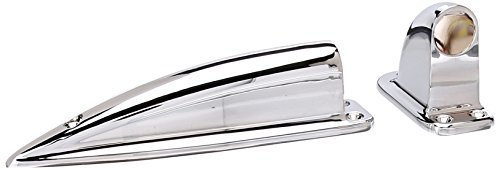 AP 0055500L Curved Lighted Assist Handle with Chrome Brackets