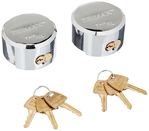 Trimax THP2XL Keyed Alike Hockey Puck Trailer Door Lock Set (2-Pack)