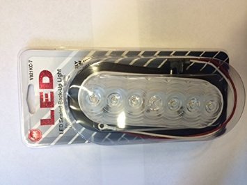Peterson Fluid V821KC7 LED Oval Back-Up Light with Grommet