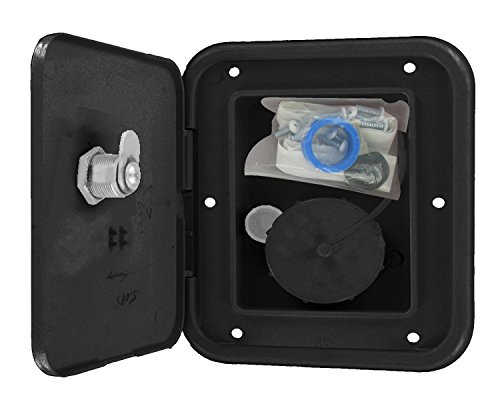 Valterra A01-2002bkvp Black Universal Gravity Inlet Hatch