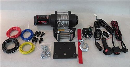 TrailFX W35B 3500 lb ATV/UTV Electric Winch with Steel Cable and Roller Fairlead