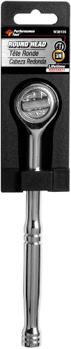 Performance Tool W38106 Wilmar Corp. /  3/8'' Dr Round Head Ratchet