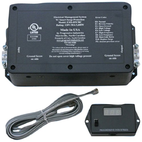 Progressive Suspension EMSHW30C 30 Amp RV Surge Protector Hardwired