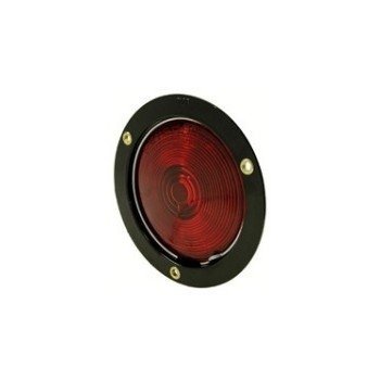 Peterson Fluid V413 Flush Mount Stop Turn Tail Light Red 4 Inch Round