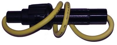 Bussmann BPHHKRP Black 20 Amp Universal Glass Tube Fuse Holder With Twist Lock And #14 Lead Wire, 1 Pack