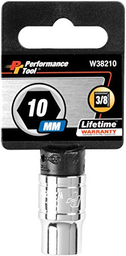 Performance Tool W38210 Wilmar Corp. /  3/8'' Dr 6pt Std. Socket 10mm