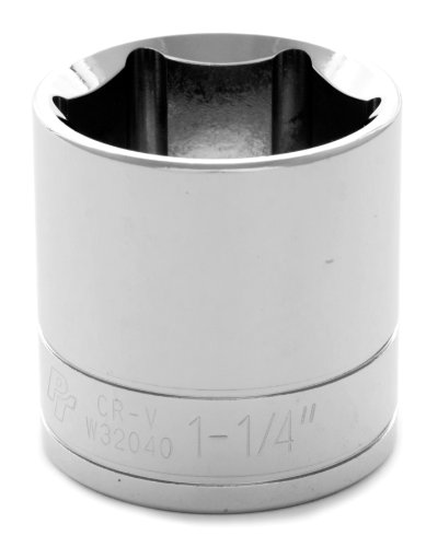 Performance Tool W32040 Wilmar Corp. /  1/2" Dr 6pt Std. Socket 1-1/4"