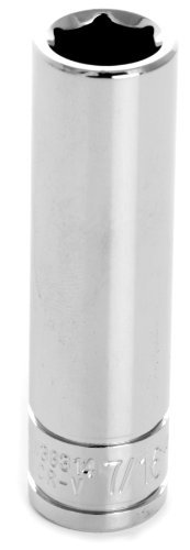 Performance Tool W38314 3/8'' Dr 6pt Deep Socket 7/16"