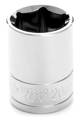 Performance Tool W32220 Wilmar Corp. /  1/2" Dr 6pt Std. Socket 20mm