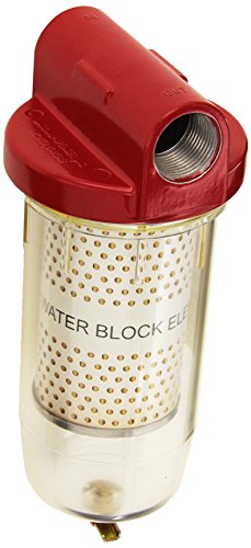 Fill-Rite F1810HC1 Clear Bowl Fuel Filter with Drain - 10 Micron, 18 GPM