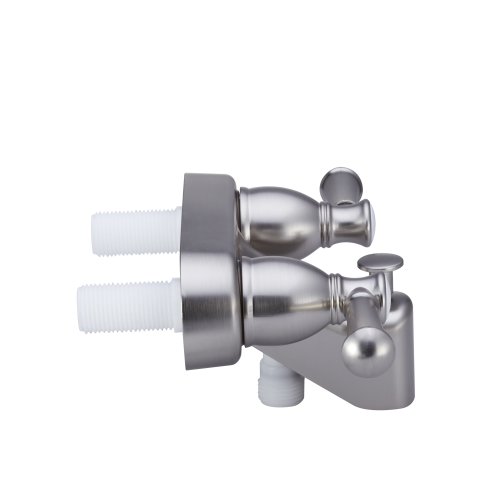 Dura Faucet DFSA110LSN Designer RV Tub and Shower Faucet with Diverter Brushed Satin Nickel