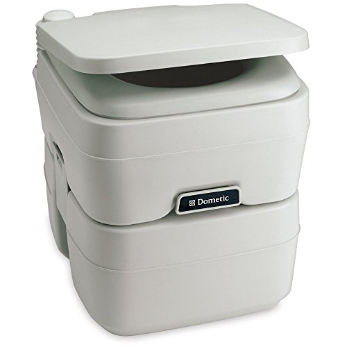 Dometic 311096506 SaniPottie 960 Series Portable 5 Gal. Toilet Platinum