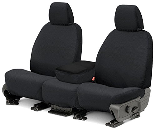 Covercraft SS2503PCCH Polycotton SeatSaver Custom Front Row Seat Covers Charcoal