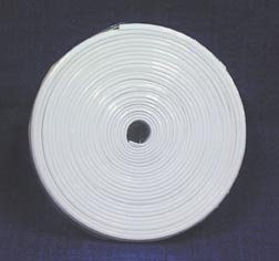 AP 011349 Polar White 1" x 25' Quality Plastic Trim Insert