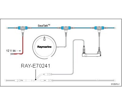 Raymarine E70241 RAYMARINE VOLVO ENGINE Y-LOOM  CABLE