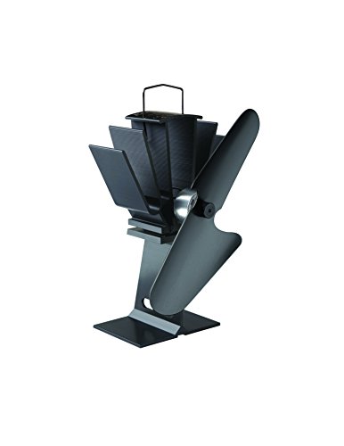 Caframo 800CAXBX Ecofan Original Heat Powered Stove Fan Black Blade