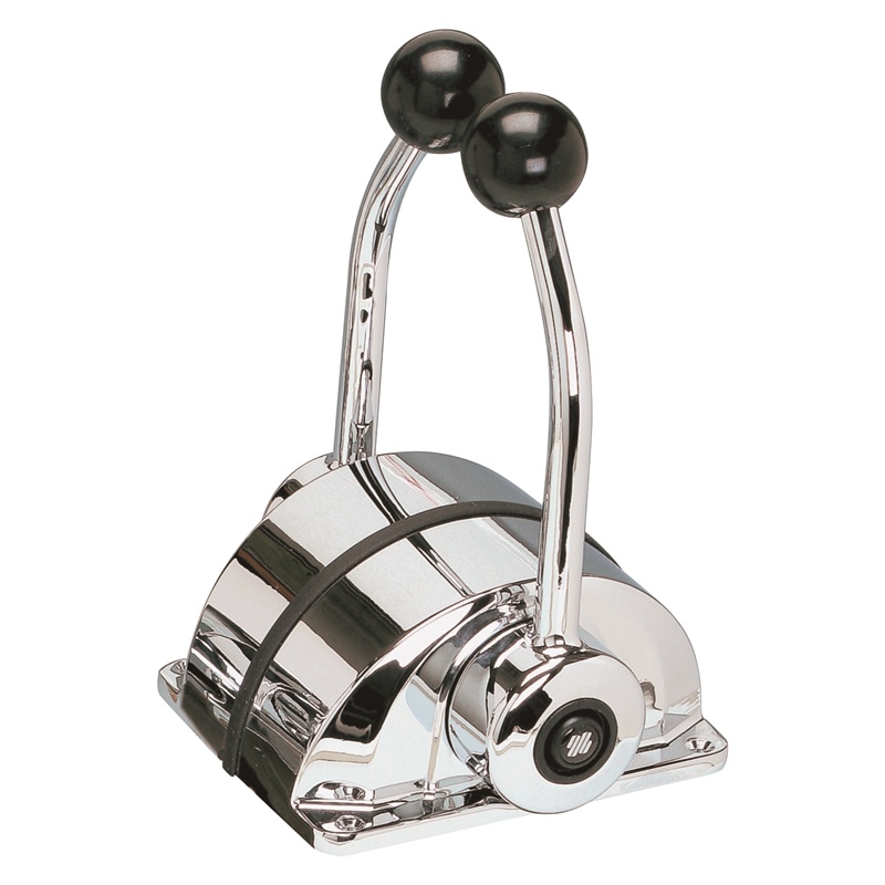 Uflex B302CR Chrome Dual Action Top Mount Marine Control