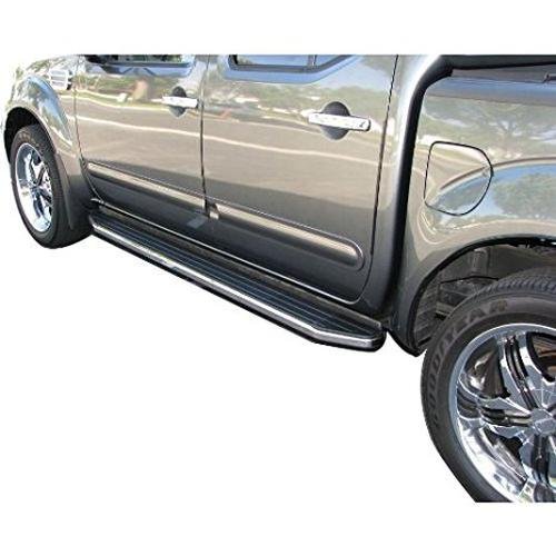 TrailFX R0008RB Extruded Aluminum Running Board with Stainless Steel Trim 200 lb Capacity