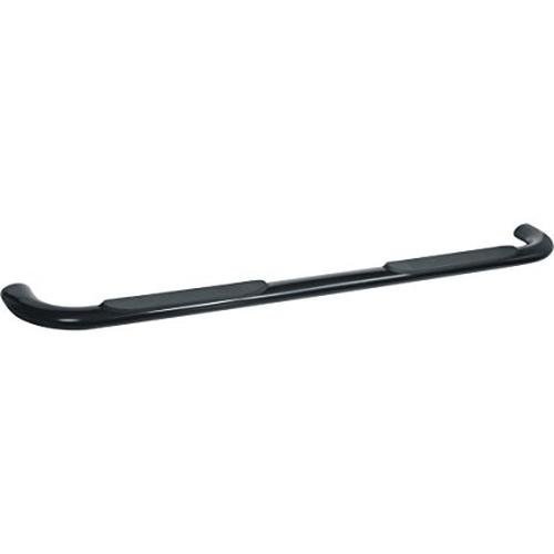 TrailFX A0027T 3 Inch Round Side Step Nerf Bars Textured Black Steel
