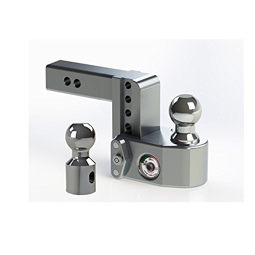 Weigh Safe WS4-2 Adjustable Ball Mount with Built-In Scale - 4" Drop 2" Shank