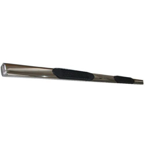 TrailFX A1532S 4 Inch Oval Side Step Bar Polished Stainless Steel