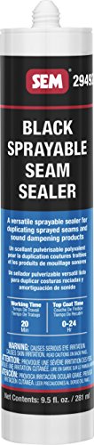 SEM Products 29492 Sprayable 1K Seam Sealer - Black