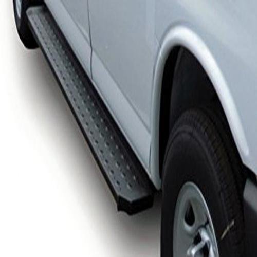 TrailFX RBW02B Running Board Black Steel Rocker Panel Mount 300 lb Capacity