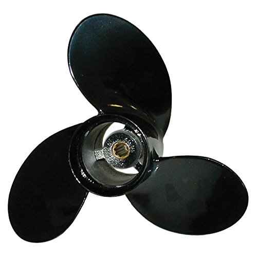 Michigan Wheel 32136 3-Blade Prop, Pressed Rubber Hub/aluminum, 10 Dia X 9, Rh
