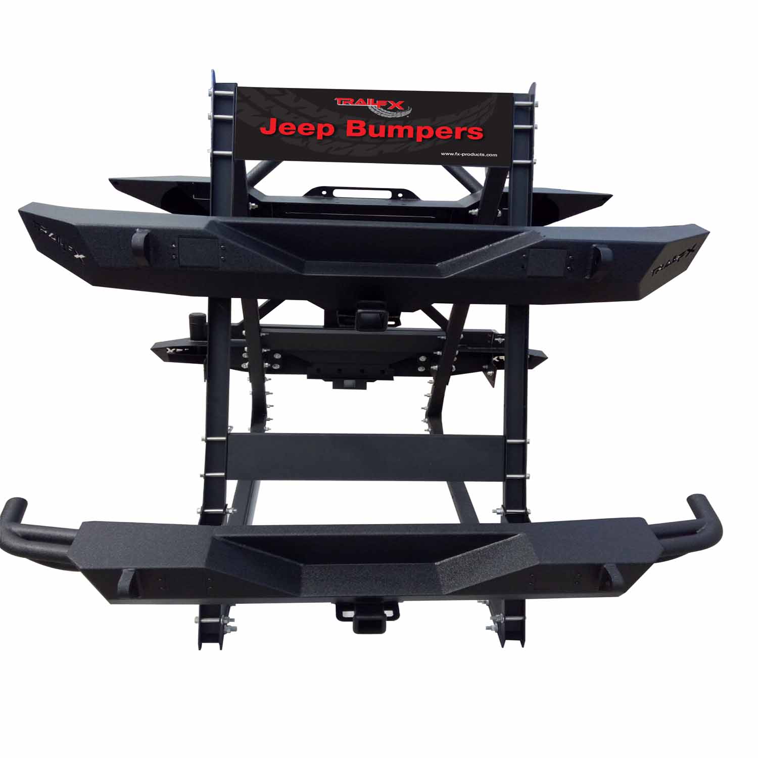 TrailFX QD1000JB Retail Display Rack for Jeep Bumpers