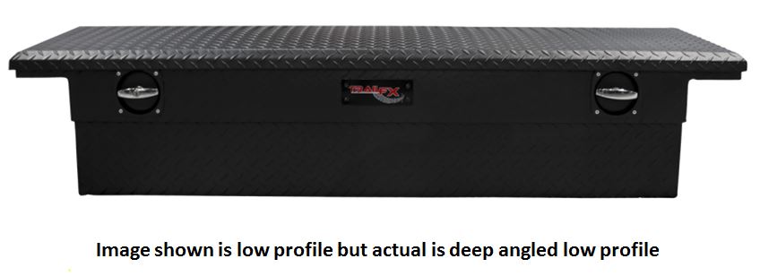 TrailFX 121693C Crossover Deep Angled Low Profile Truck Tool Box 69 x 19.25 x 17.5